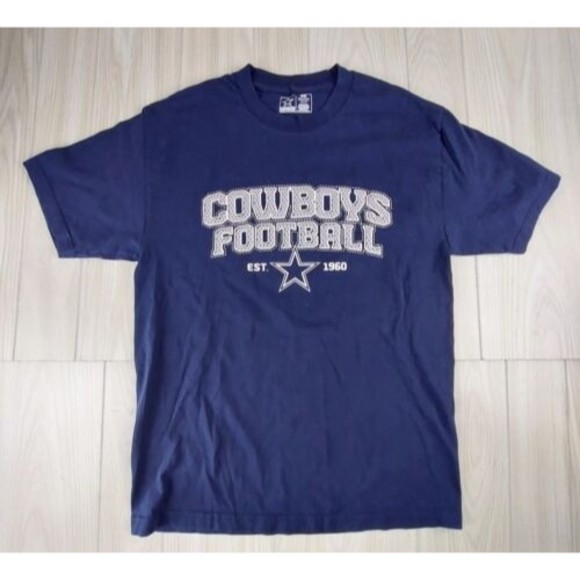 Cowboys Team Apparel Other - Cowboys Team Apparel NFL Dallas Cowboys T-Shirt Mens Medium Navy Blue Football